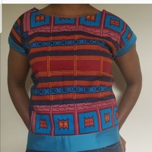 Cute African print top